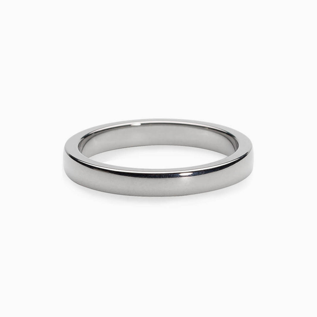 Cupped Plain 3mm Ring