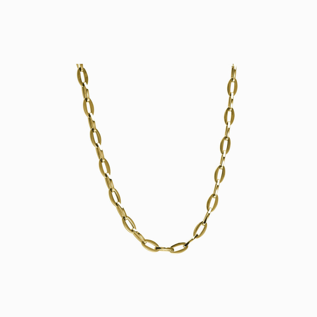 Grand Link Necklace in gold color