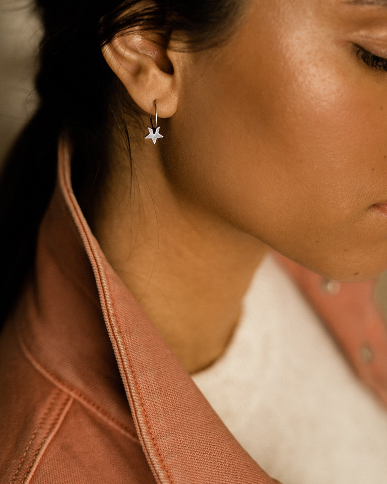 Star Pendant Ear Rings