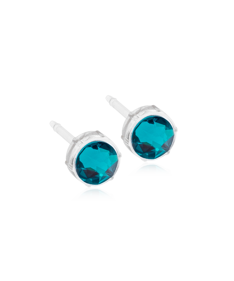 Medical Plastic 6mm Earrings