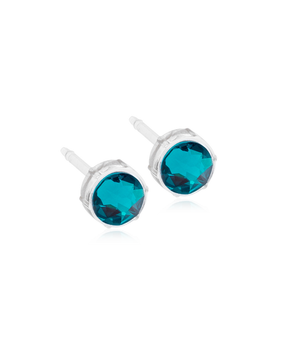 Medical Plastic 6mm Earrings