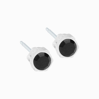 Medical Plastic 4mm Earrings