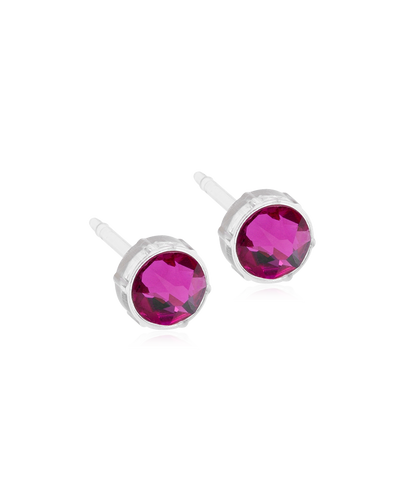 Medical Plastic 6mm Earrings