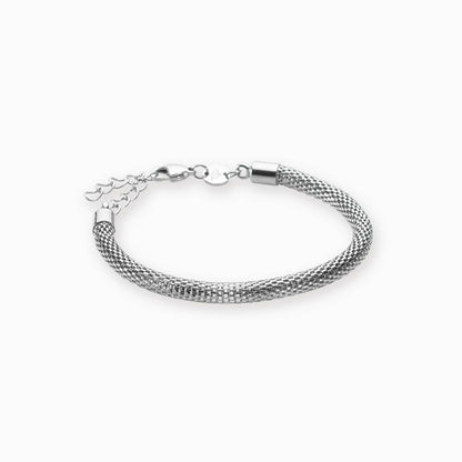 Grand Round Mesh Bracelet 15.5 -19cm