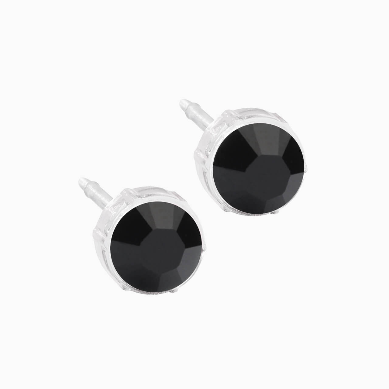 Medical Plastic 6mm Earrings