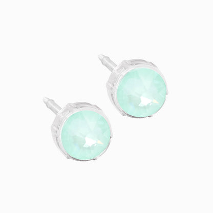 Medical Plastic 6mm Earrings