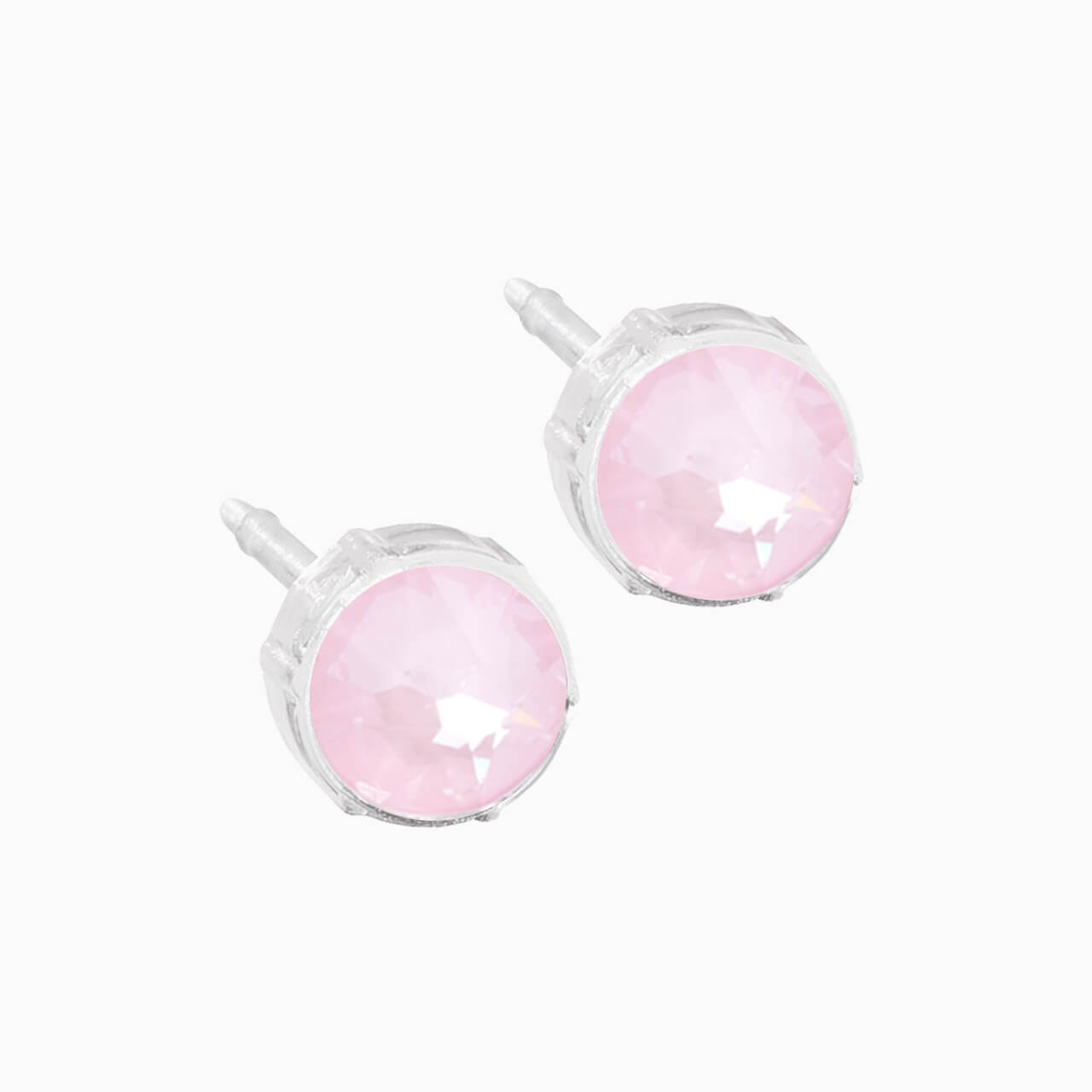 Medical Plastic 6mm Earrings
