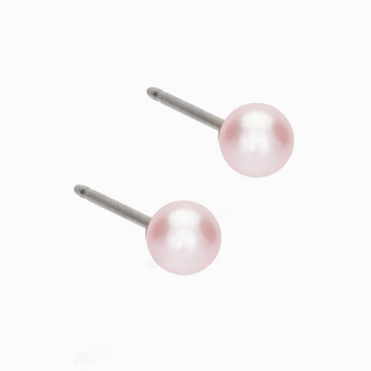 Light Rose Pearl Earrings