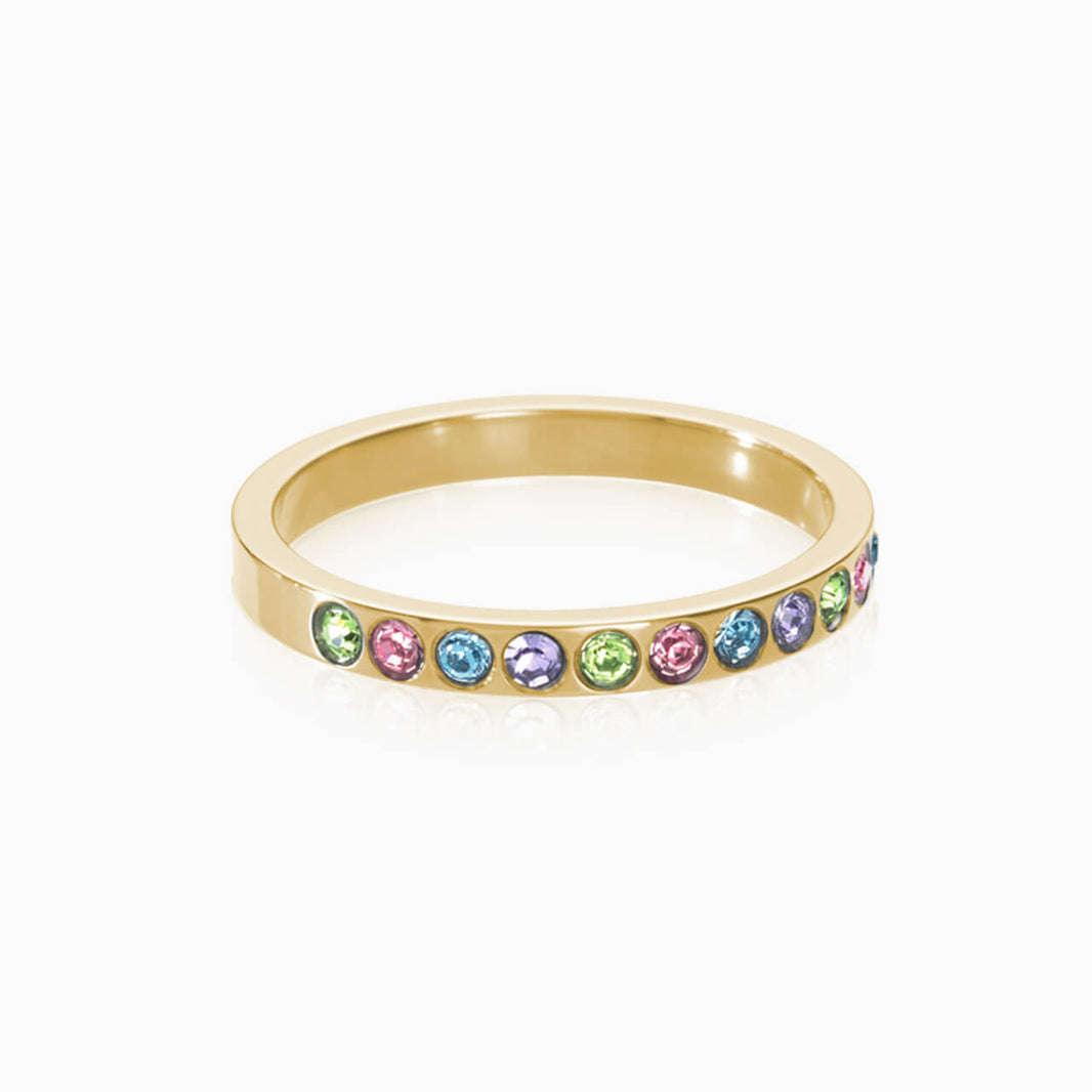 Brilliance Curved Ring Light Fantasy In golden color option