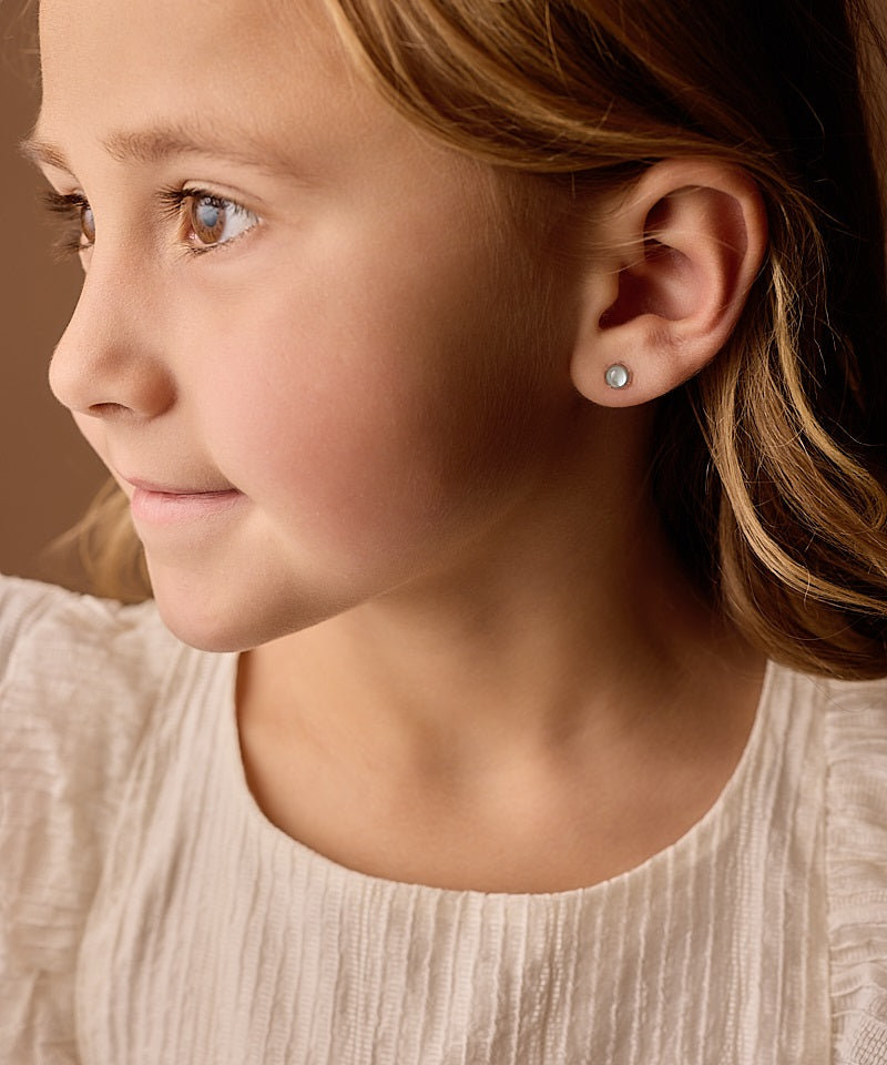 Medical Plastic 6mm Earrings