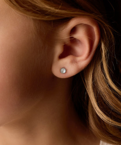 Medical Plastic 6mm Earrings