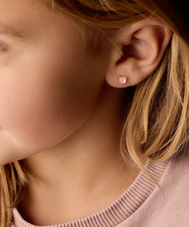 Medical Plastic 6mm Earrings