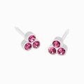 Medical Plastic 6mm Clover Earrings