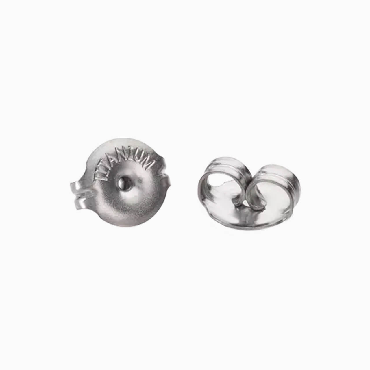 Package of 4 Medical Grade Titanium Earring Backs
