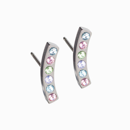 Brilliance Sweep Earrings in in Light Fantasy