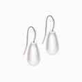 Pendant White Pearl Drop Earrings, 15mm