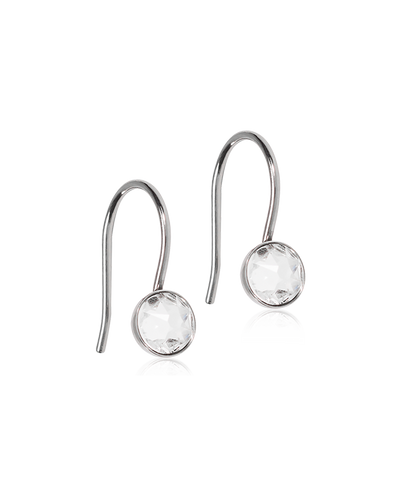 Pendant Bezel 5mm Crystal Earrings
