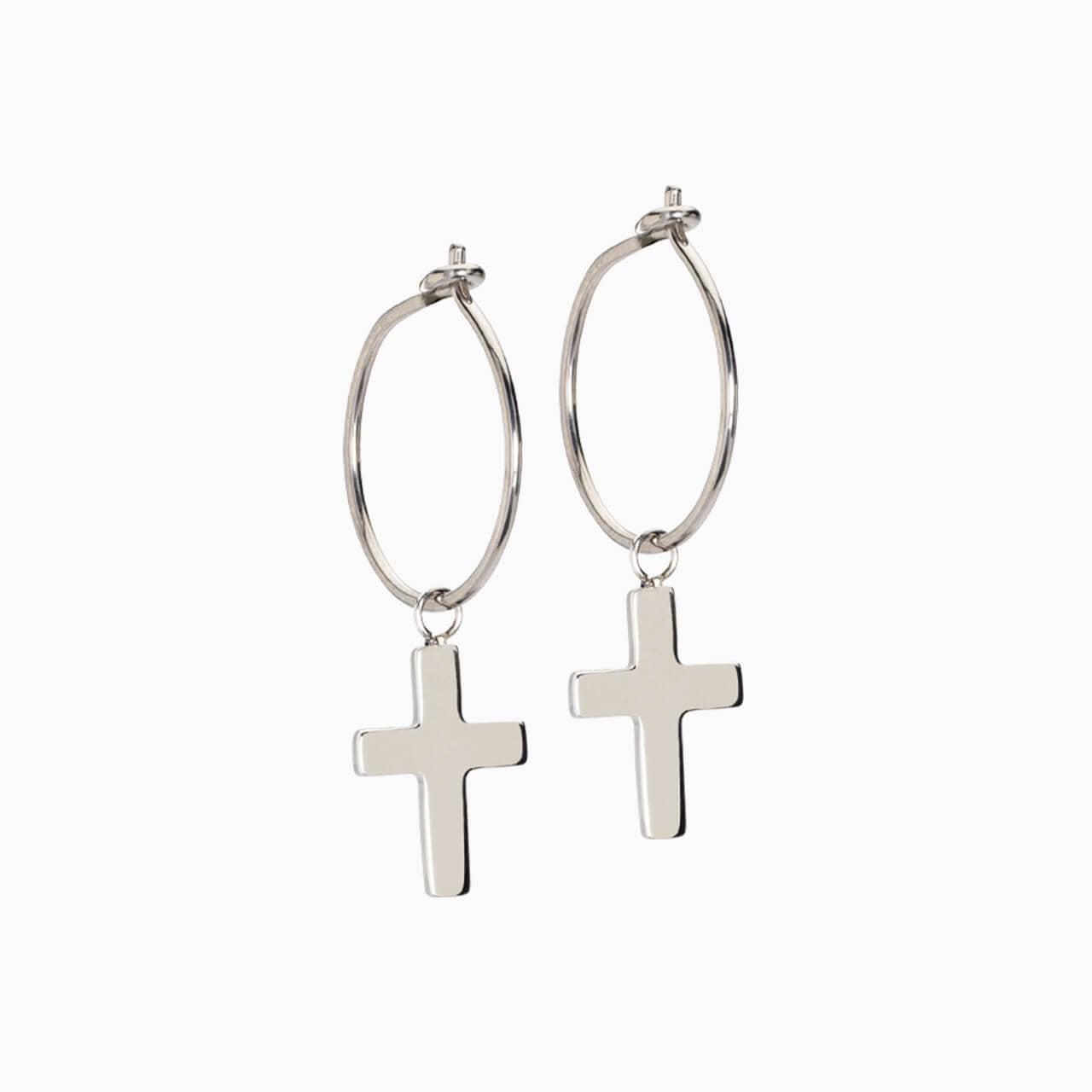 Cross Pendant Ear Rings