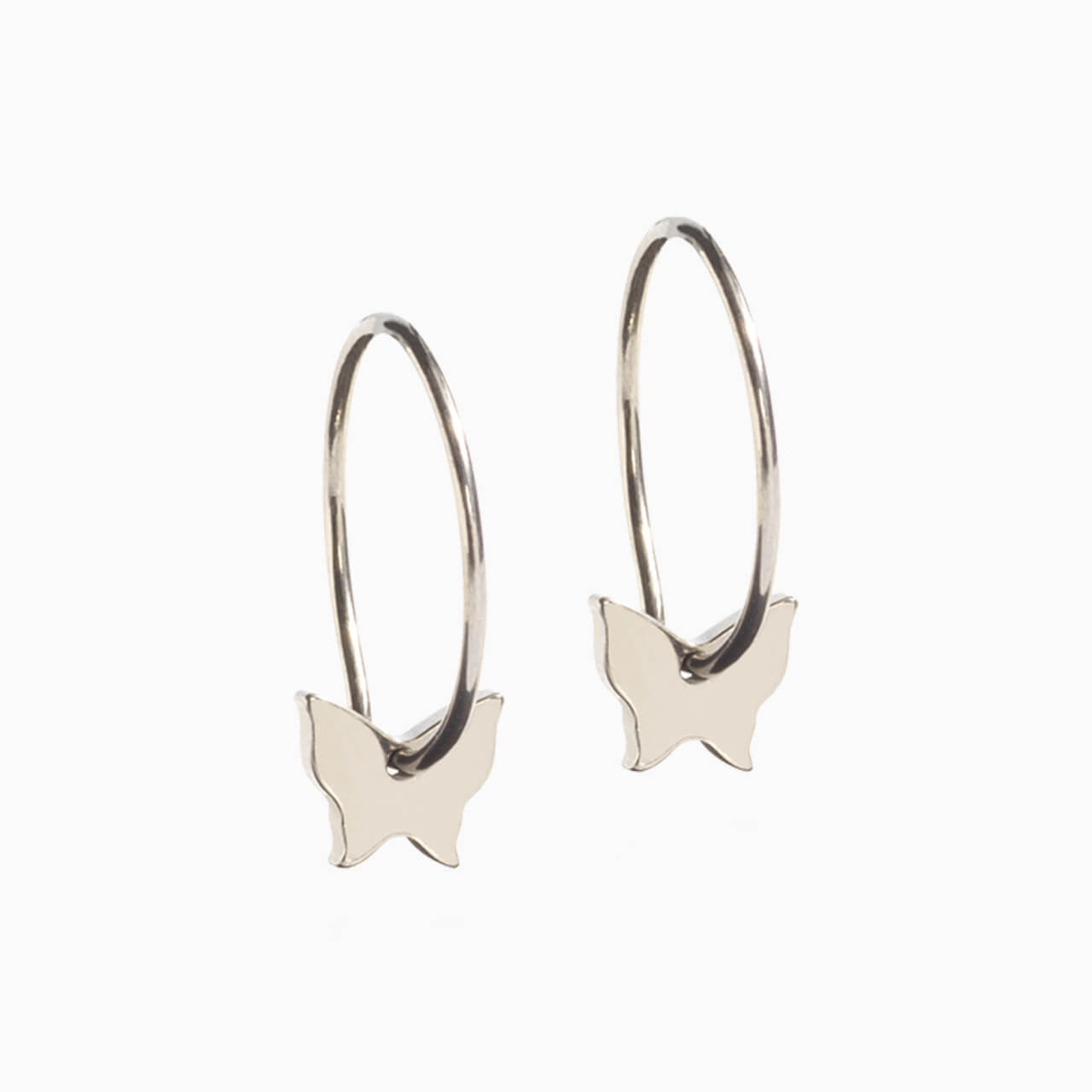 Butterfly Pendant Ear Rings