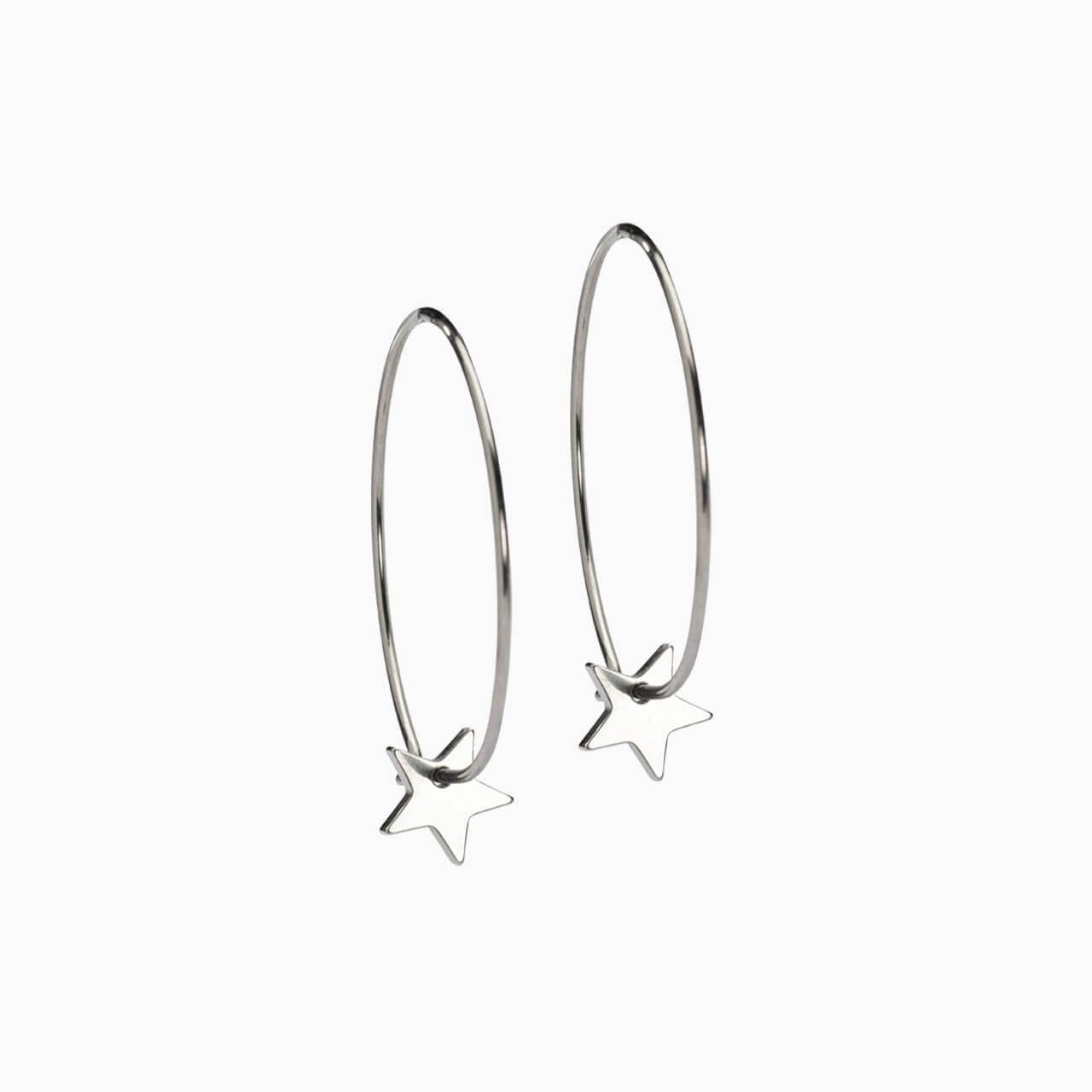 Star Pendant 25mm Ear Rings