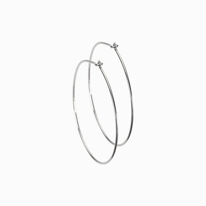 Nickel free ear rings made from medical grade titanium