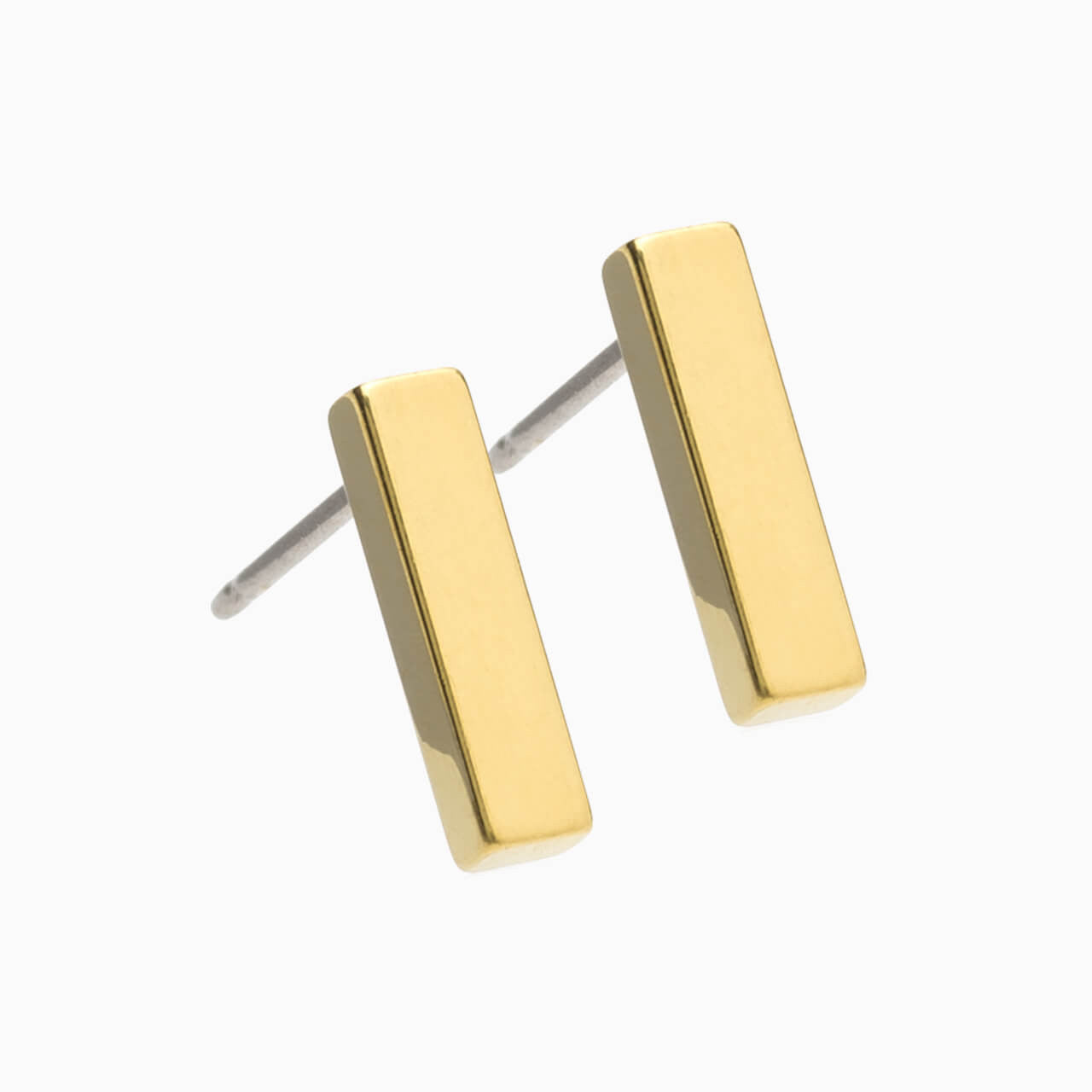 Golden Titanium Straight Pendant 10mm