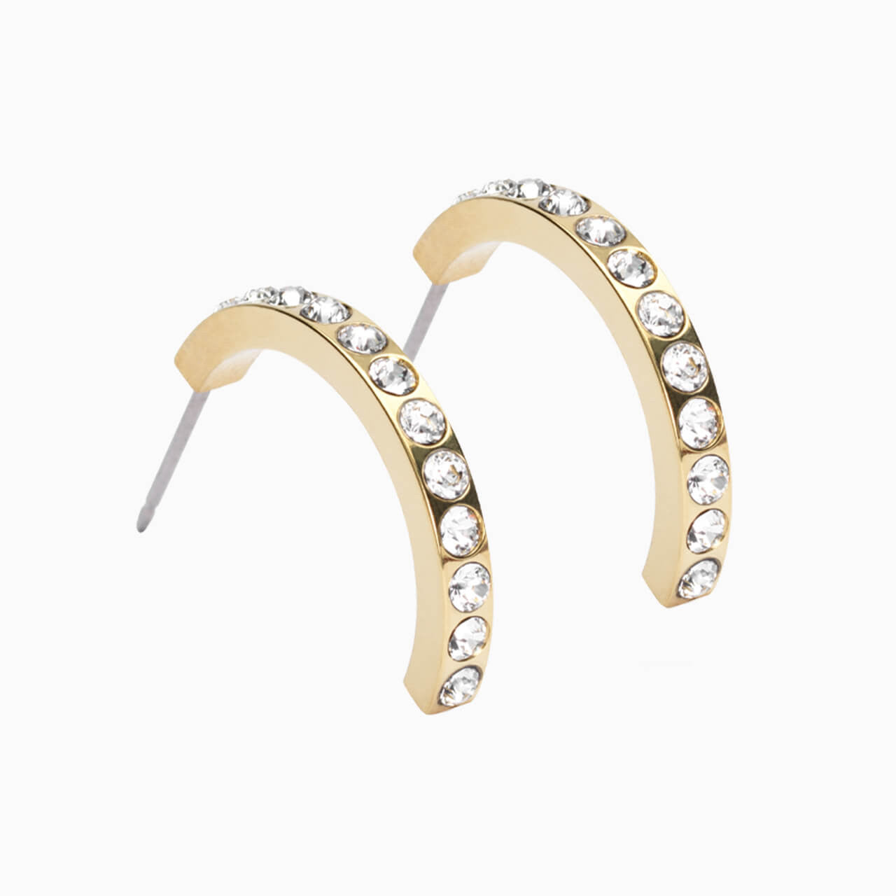 Golden Titanium 20mm Brilliance Curved Pendant