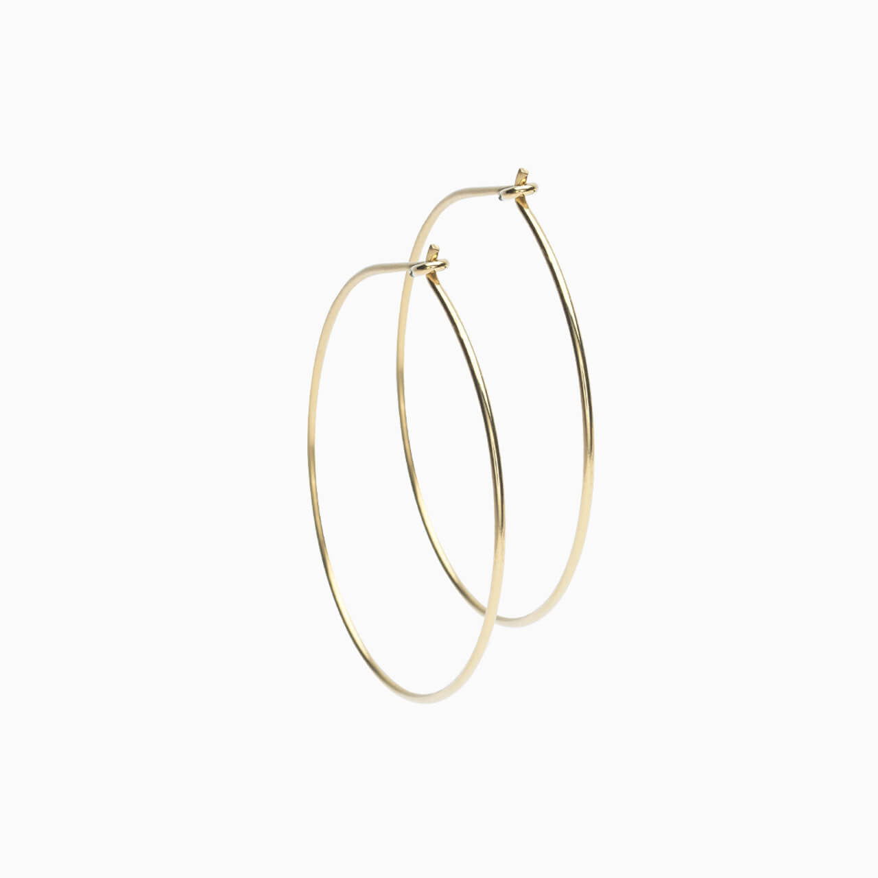 Pure Medical Grade Golden Titanium Ear Rings