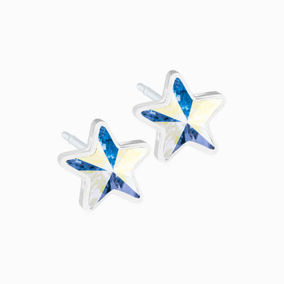 Medical Plastic 6mm Star Earrings