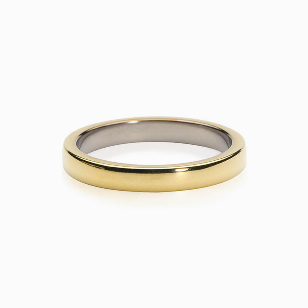 Cupped Plain 3mm Ring