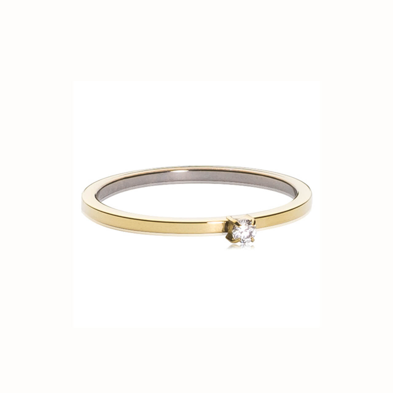 Prong Set CZ Tiny Ring