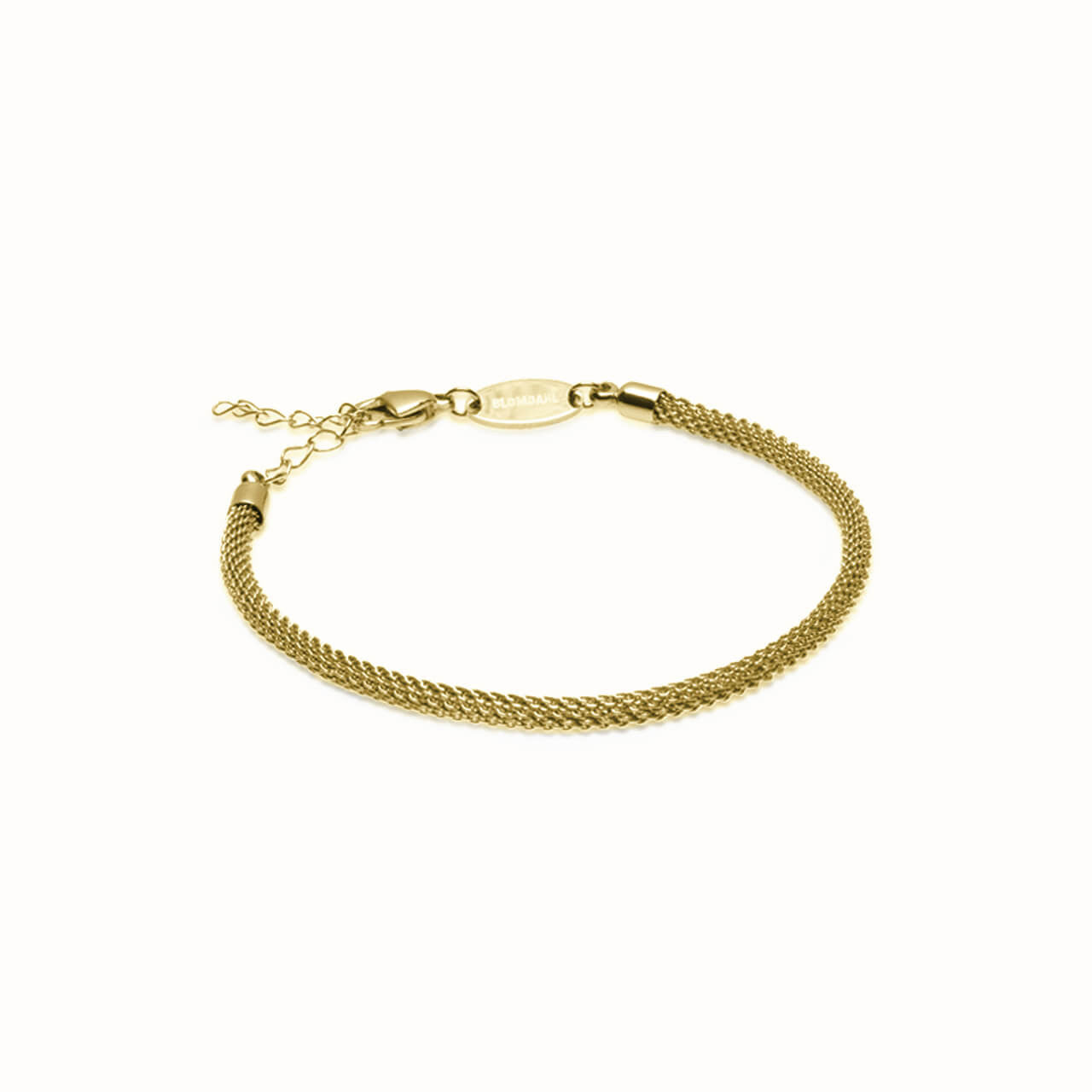 Round Mesh Bracelet in gold