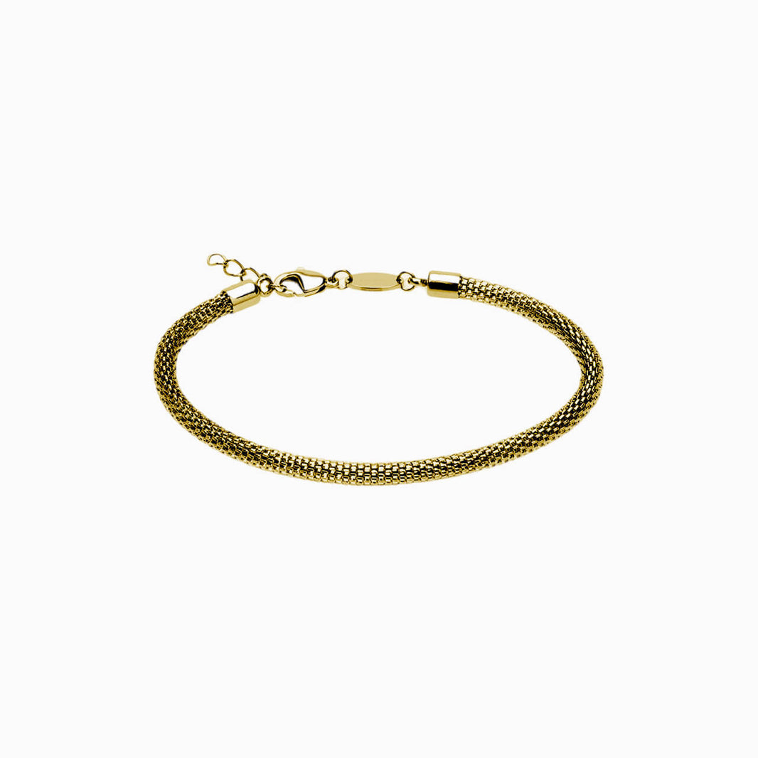 Golden Grand Mesh Bracelet for men.