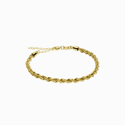 Grand twist bracelet in golden