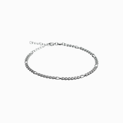 Silver Tiny Figaro Bracelet