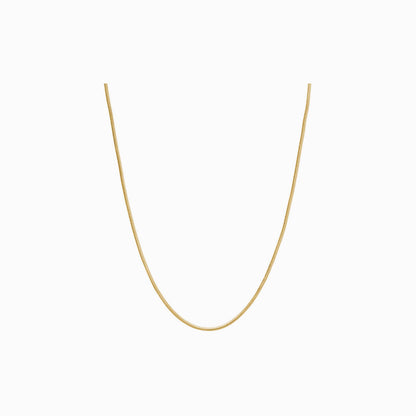 Golden Snake Link Necklace 40-46cm