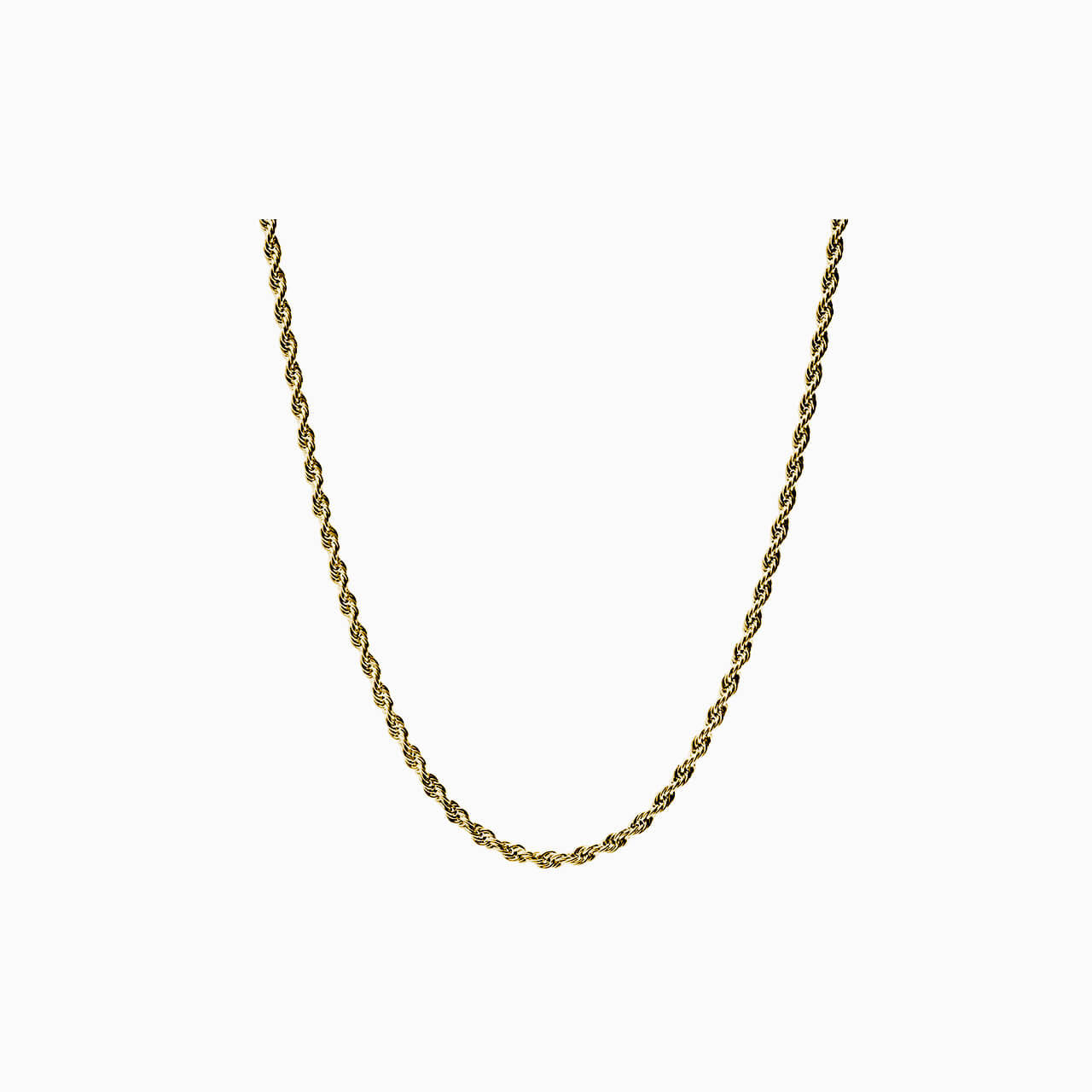 Grand Twist Necklace in Golden
