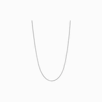 Silver Classic Extra Long Necklace 56-60cm