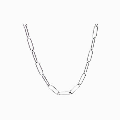 Link necklace in silver