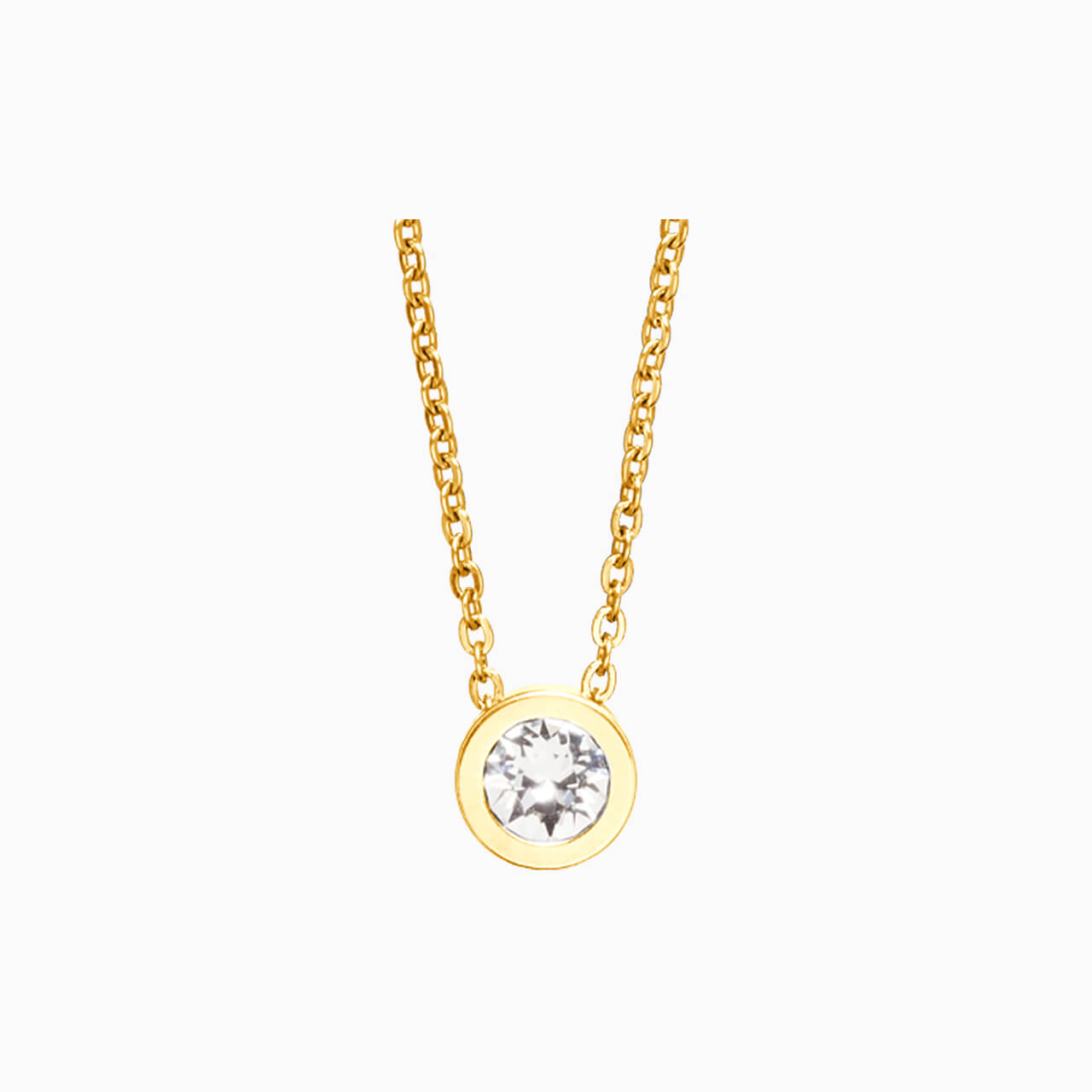 Grand Bezel Crystal Necklace