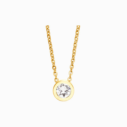 Grand Bezel Crystal Necklace