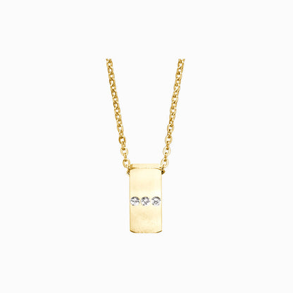 Triple Crystal Necklace