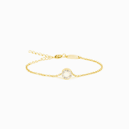 Brilliance Puck Crystal Bracelet