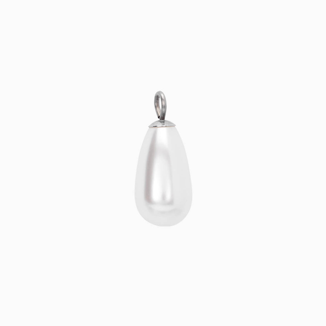 White Pearl Drop Pendant