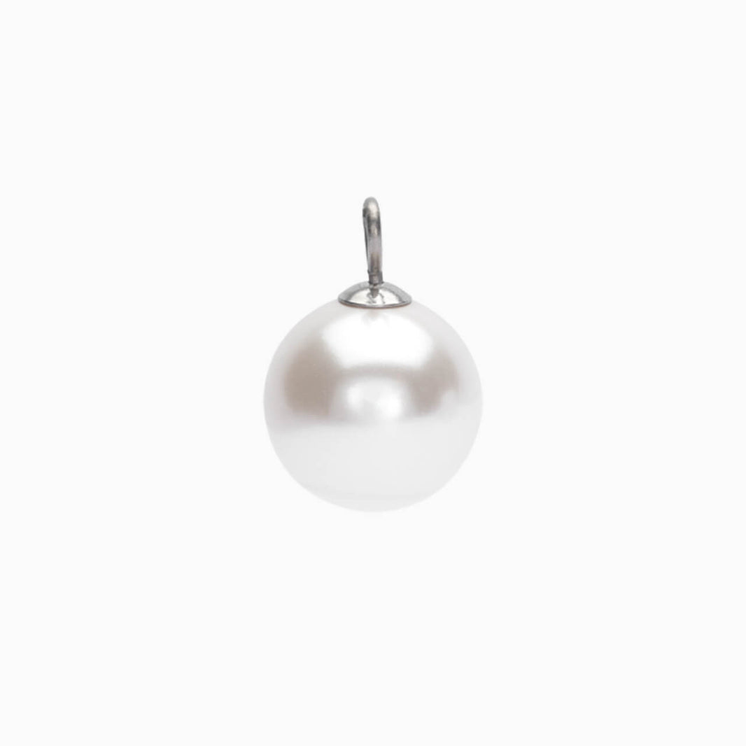 White Pearl 12mm Necklace Pendant