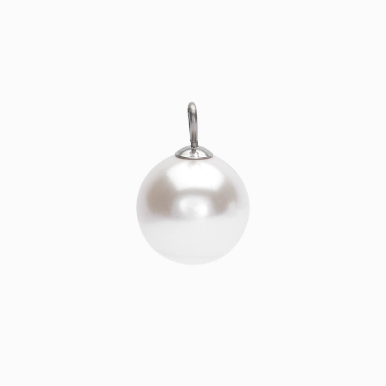 White Pearl 12mm Necklace Pendant
