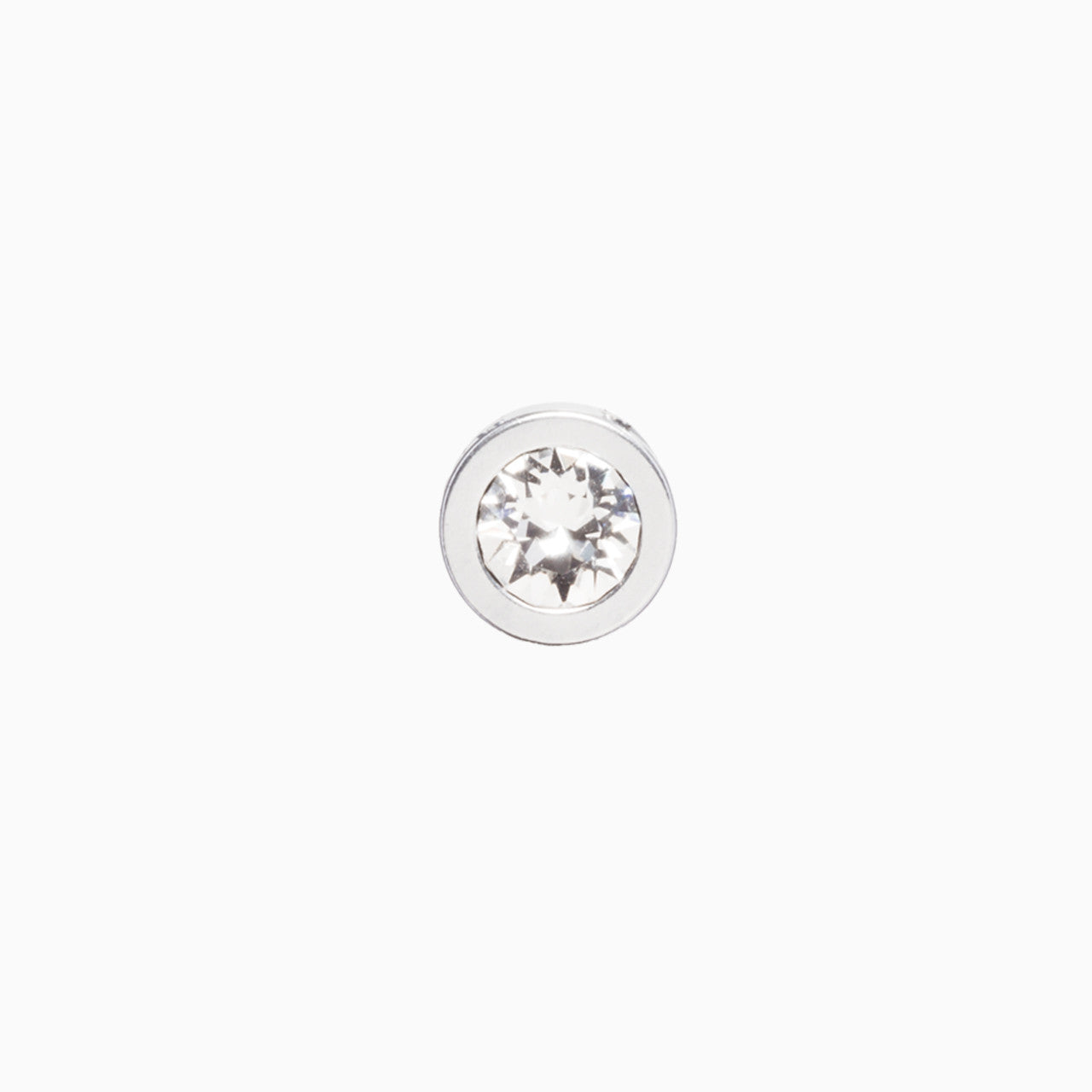 8mm Grand Bezel Crystal Necklace Pendant
