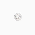 8mm Grand Bezel Crystal Necklace Pendant