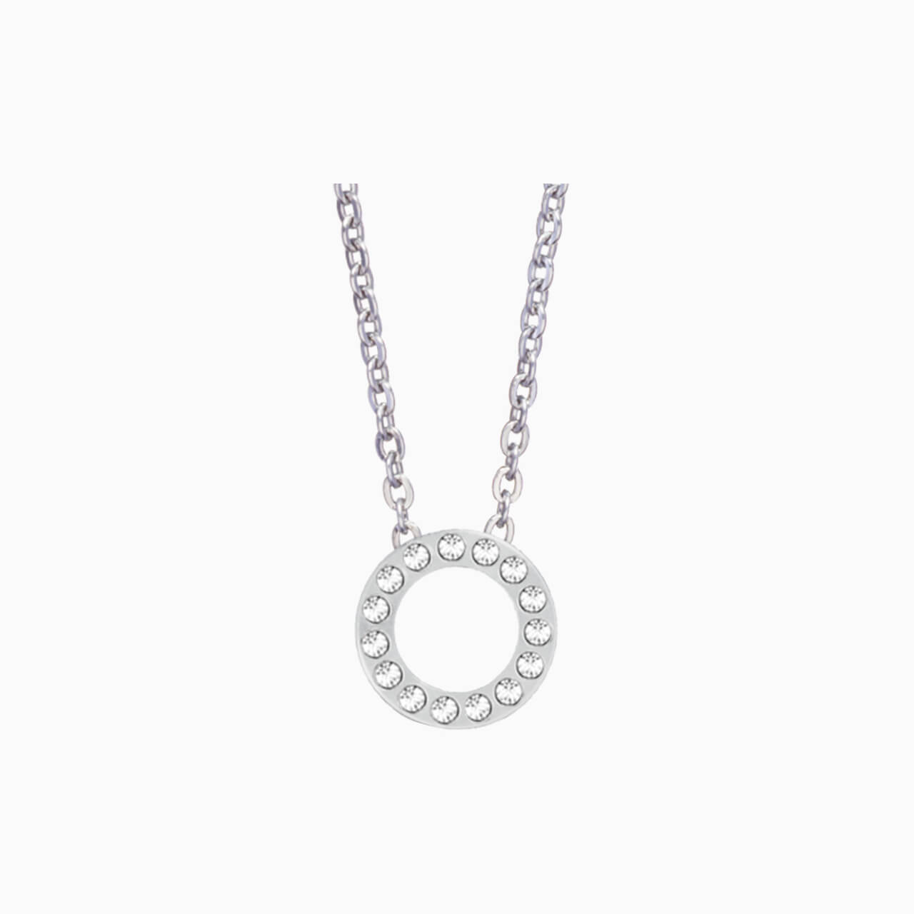 Brilliance Puck Hollow Necklace