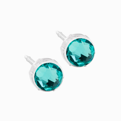 Medical Plastic 6mm Earrings